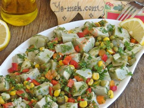 konserve enginar salatası